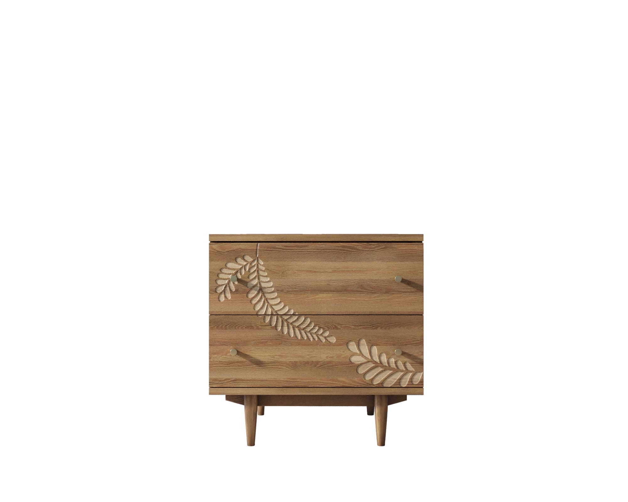 Комод "Boho" 2 ящика с растением арт BH05, фото 1
